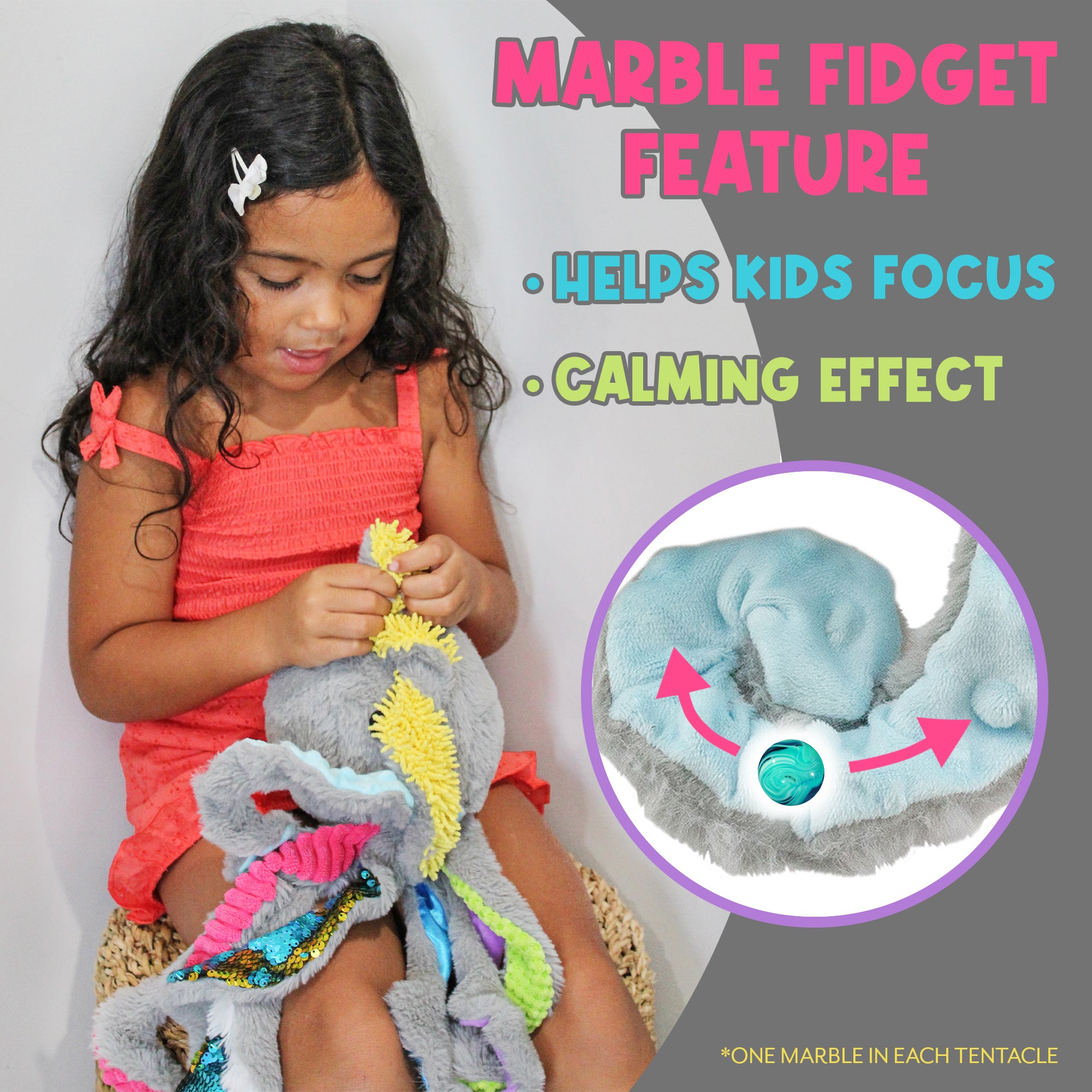 Quiggly The Weighted Sensory Octopus